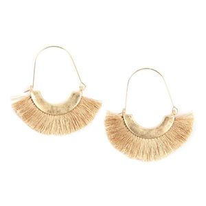 Tassel Hoop Earrings